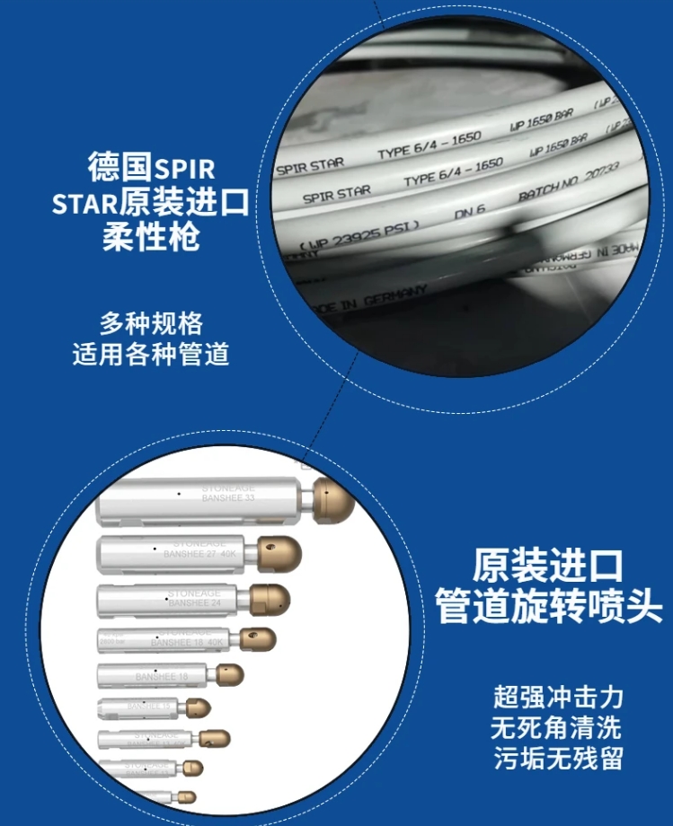 六缸柴油机管道清洗机