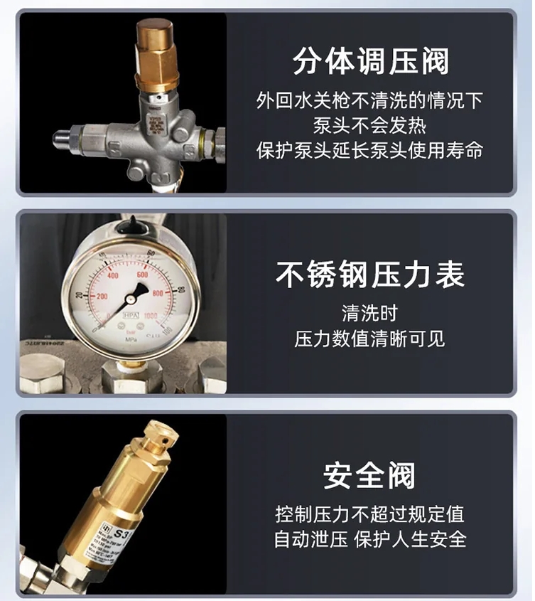  化工厂增压器式高压清洗机