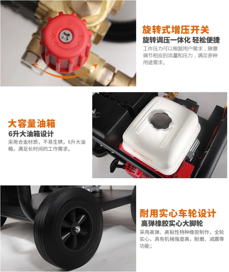 市政工程高压管道疏通机特点